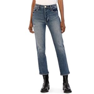 Kut From The Kloth Rosa Ankle Vintage Straight High Rise Jean